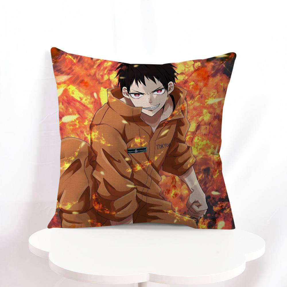 S-Shinra Kusakabe Stitch Lucky Dragon Pillow Cover Sofa Cushion Cover Home Room Decoration Children Gift