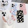 Мягкий силиконовый чехол Little Daisy Flower для Xiaomi Redmi Note 13 Pro 13C Samsung A35 A55 M35 M34 iPhone Huawei Honor Camera Защитный противоударный чехол