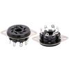 New 1PC 8pin Octal Bakelite Tube Socket Base S8WPF For CV181 5881 6SN7 KT88 EL34 6550 6SL7 KT66 6CA7 5AR4 Vacuum Tube Amplifier