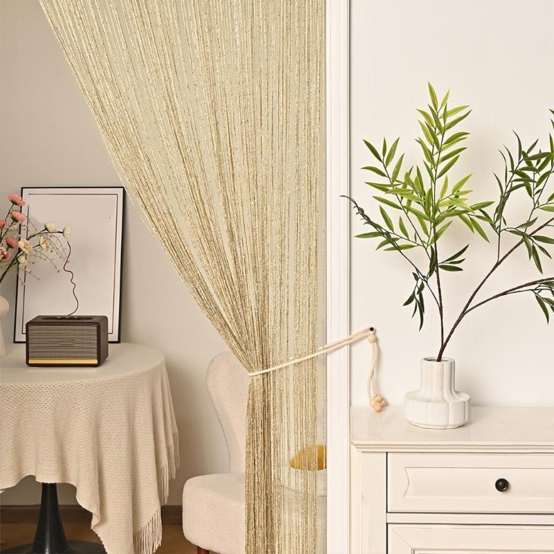 Современная кружевная штора на окно от комаров Тонкая полиэстеровая ткань Простой ремонт дома