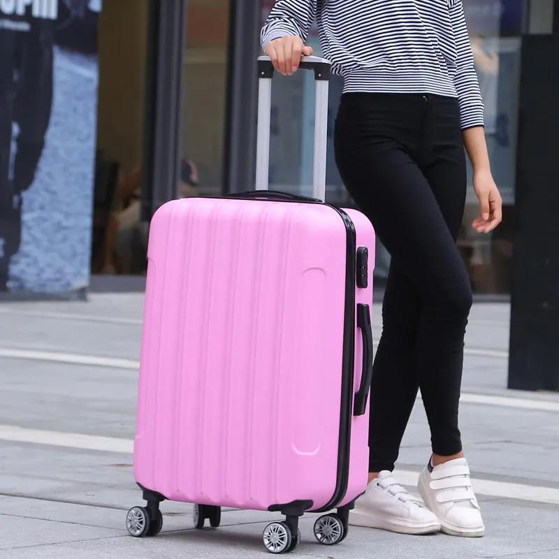 Чемодан на колесиках с универсальным колесом, 20-дюймовый чемодан для мужчин и женщин, чехол для посадки, раздвижной и катящийся дорожный код, багажник