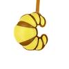 Bag Charm Vibrant Croissant Bag Charm - A Dash of Parisian Chic in 6 Appetizing Colors-PU Leather-Idea Gift For Women/Kids/Bag Accessory