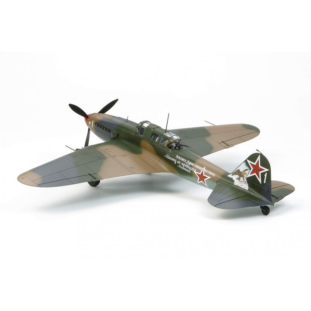 Tamiya 148 Шедевр Серия №113 Советские ВВС Ильюшин Ил-2 Штурмовик Пластиковая модель 61113