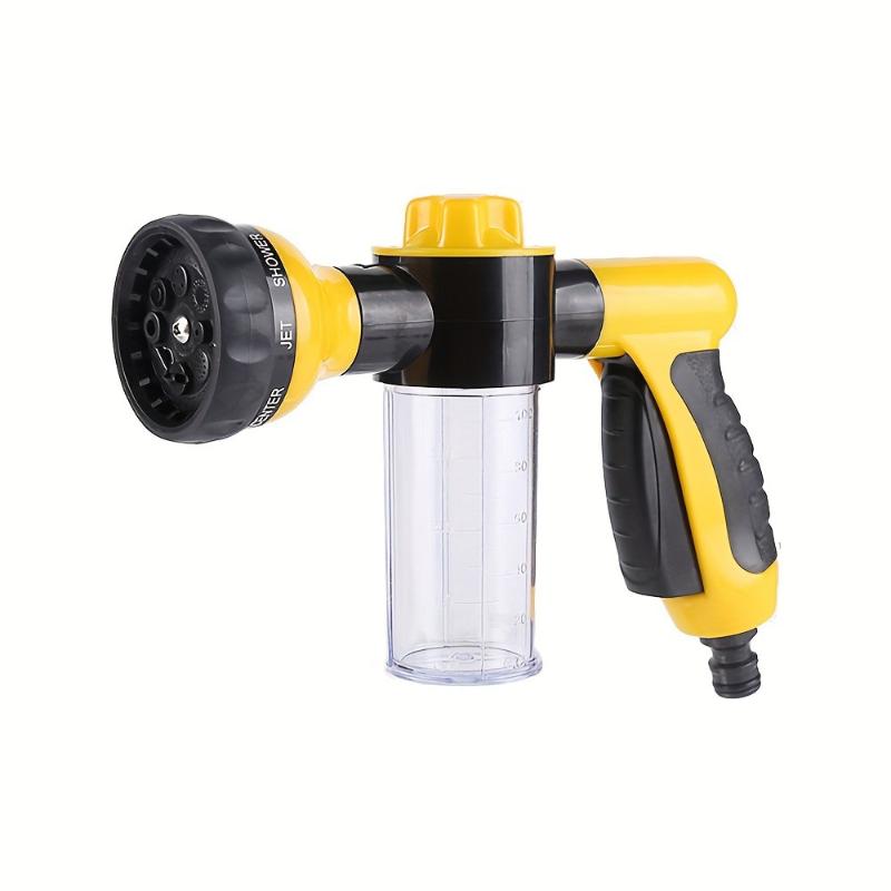 8 in 1 High Pressure Pet Shower Nozzle Adjustable Foam Spray Hose for Dog Cat Grooming Bathing Home Pet Salon Use