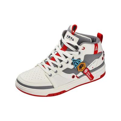 Arknights X Нескользящие Амортизирующие Износостойкие Высокие Кроссовки Женские Кроссовки Белые Красные 422320801-1