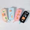Case Zipple Pouch Big Stationery Canvas Pen Holder Bear Pencil Bag Stroage Bag Zipper Pencil Case