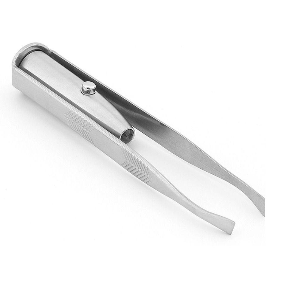 Smart Design Eyebrow Tweezers with LED Light Makeup Tools Portable Eyebrow Clip For Brow Shaping