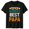 Worlds Best Papa Unisexs TShirt Papa Fatherhood Fathers Day Gift For Him