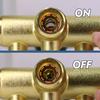Адаптер садовых кранов крестового типа NPT/BSP 3/4" Медный алюминиевый Сверхпрочный кран для садового полива Соединитель Запорная вода
