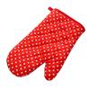 Kitchen Cooking Microwave Oven Gloves Mitts Dot Pot Pad Heat Proof Protected