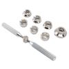 Silver Watch Case Closer Kit Different Sizes Watch Repair Tool Set  Watch Maintenance