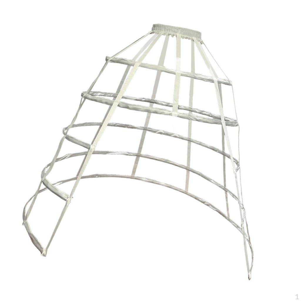 Юбка с 5 кольцами, нижняя юбка, кринолин, панье для вечеринок, мероприятий, переодевания