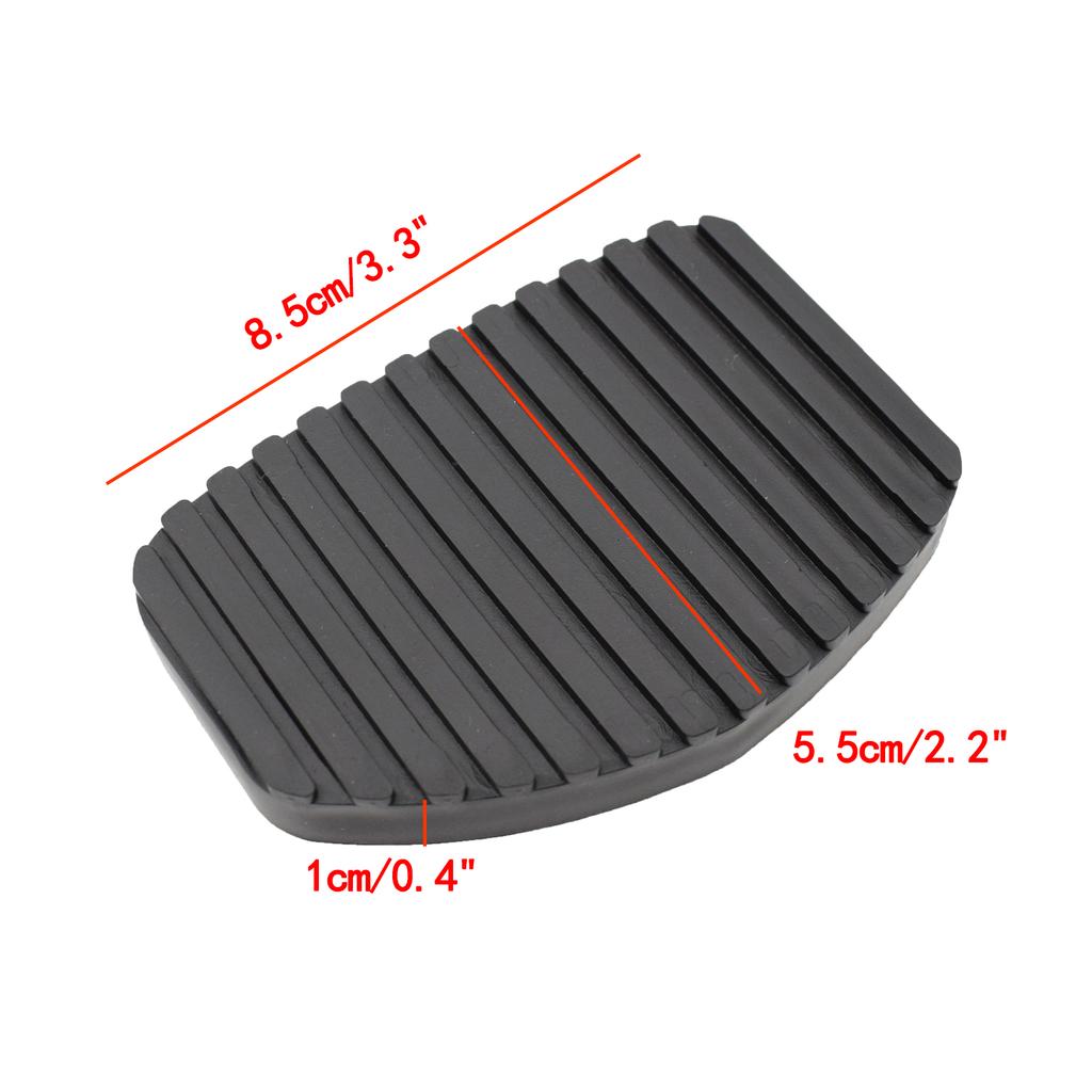 2Pcs Car Brake Pedal Rubber Pad Cover For Peugeot 306 405 406 407 508 Citroen Berlingo Picasso Car-styling Accessories 450412