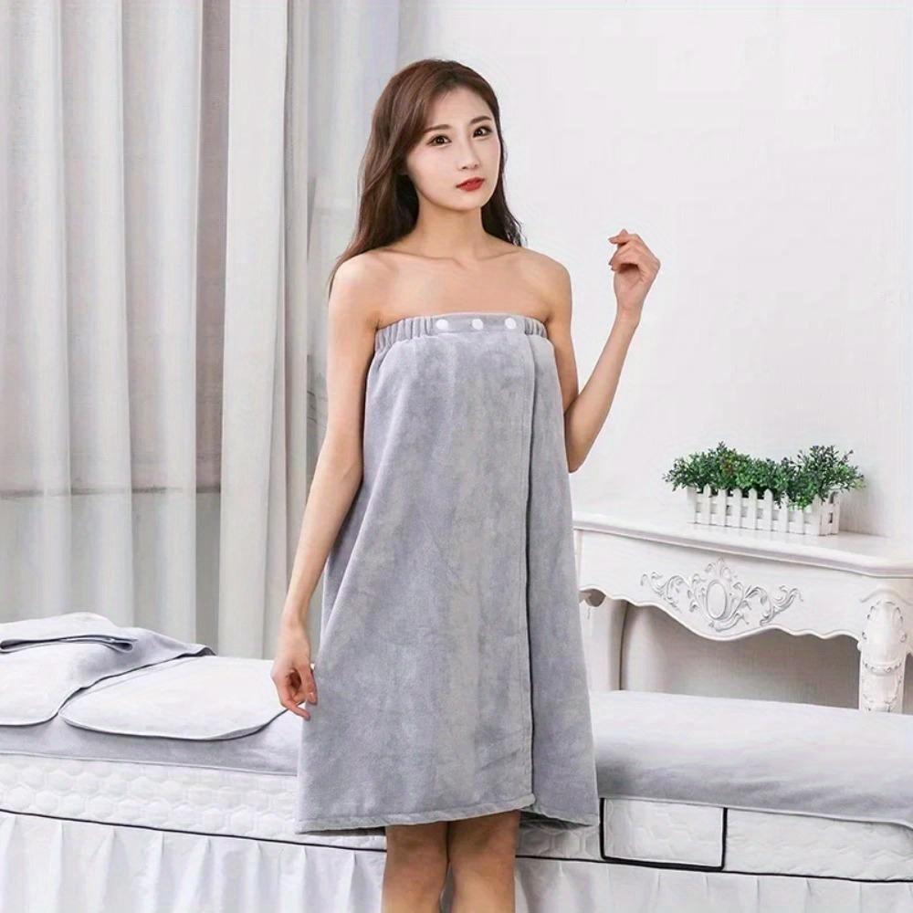 Non-shedding, Absorbent and Soft, Beauty Salon Special Bath Skirt for Women To Wear, Tube Top Skirt, Bath Towel, Steaming Suit