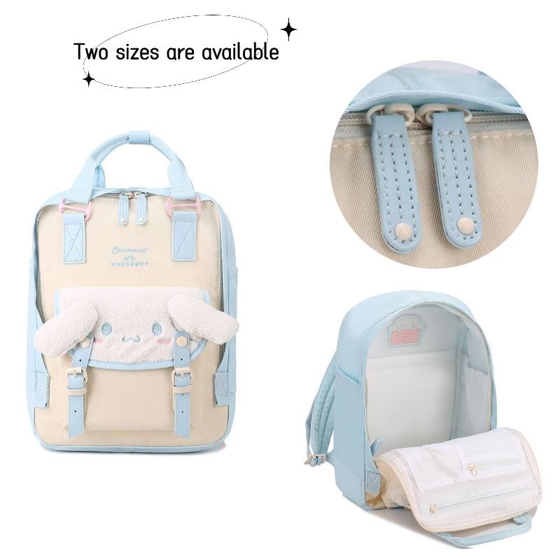 Yugi Dog Series Collaboration Sweet School Backpack With Plush Element