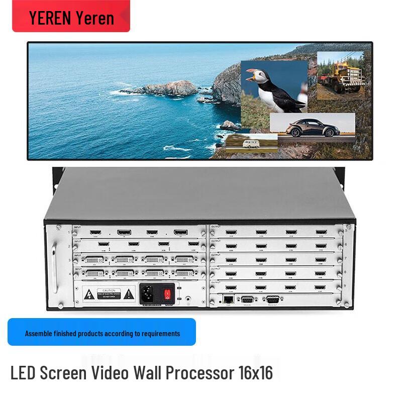 Компоненты процессора видеостэкера Yeren LED