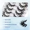 3D false eyelashes 7 pairs of thick natural three-dimensional curled fluffy simulated pair of eyelashes