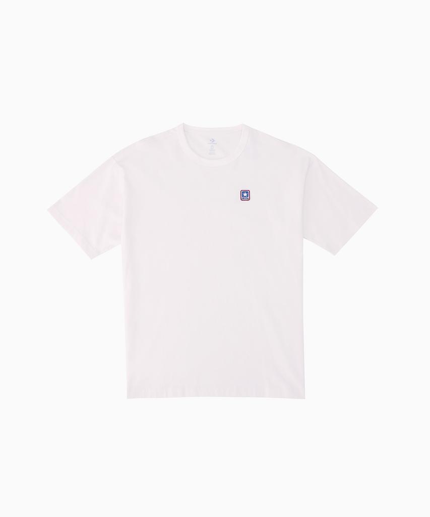 Кеонбосеу Футболка с нашивкой-логотипом Box Logo Egret Ucj437-W2Y