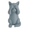 3D-печатная фигурка кошки котята слышать говорить видеть зло статуэтка миниатюрное украшение кошка подарок для любителя кошек для украшения стола полки шкафа