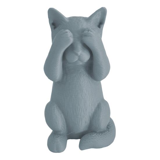 3D-печатная фигурка кошки котята слышать говорить видеть зло статуэтка миниатюрное украшение кошка подарок для любителя кошек для украшения стола полки шкафа