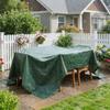 4 x 6m Waterproof Tarpaulin 90GSM Tear-Resistant PE Tarp, Green