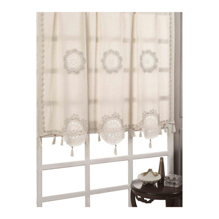 Lace Linen Authentic Handmade Curtain