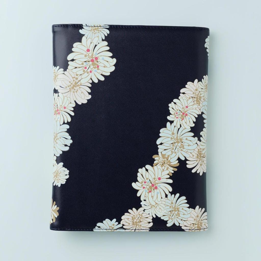 Paul & Joe Chrysanthemum Navy Notebook Cover PAJ-NBC01-NV