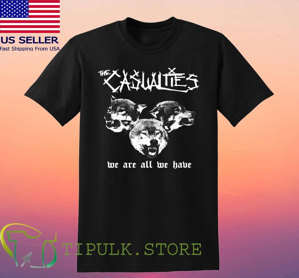 The Casualties We Are All We Have Men's Black Size S-5XL