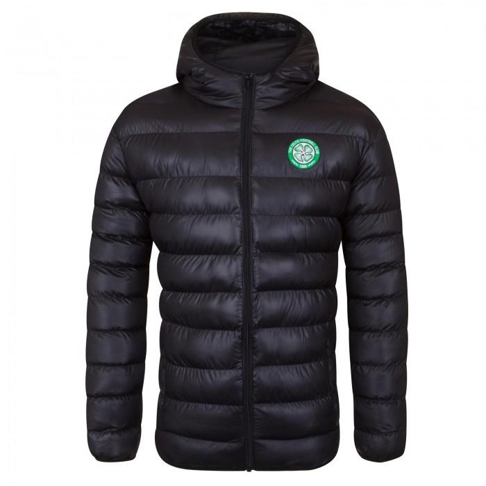 Celtic FC Mens Crest Quilted Jacket