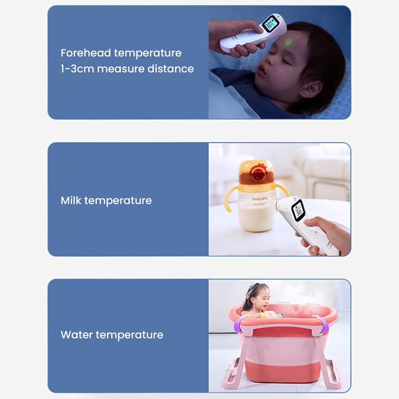 Philips Инфракрасный лобный термометр Двойные звуковые и световые напоминания об аномальной температуре тела Функция памяти Бесшумный режим Большой светодиодный HD-экран