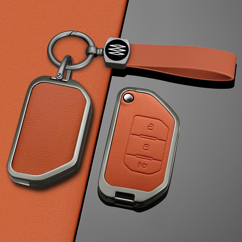 Чехлы для ключей Jeep Wrangler: Высококачественный металлический корпус для Wrangler 4xe и Gladiator, персонализированный дизайн пряжки.