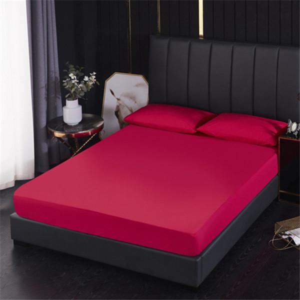 Hot Multi Size Bed Fitted Sheet Waterproof Anti-Dust Against Mites and Bacteria Mattress Cover Bedding Protector Sheet Deep Pocket Sheet