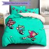 Pluckys quire Pattern Bedding Quilt Set Quilt Cover Pillowcase Home Decoration Birthday Gift (1 * duvet cover + 2 * pillowcase, without core)