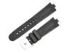 King Watch Parts Совместимый с Bulgari Aftermarket Резиновый Ремешок для Diagono Scuba [Импортный Оригинал] - - SD38, Черный, 22/18мм