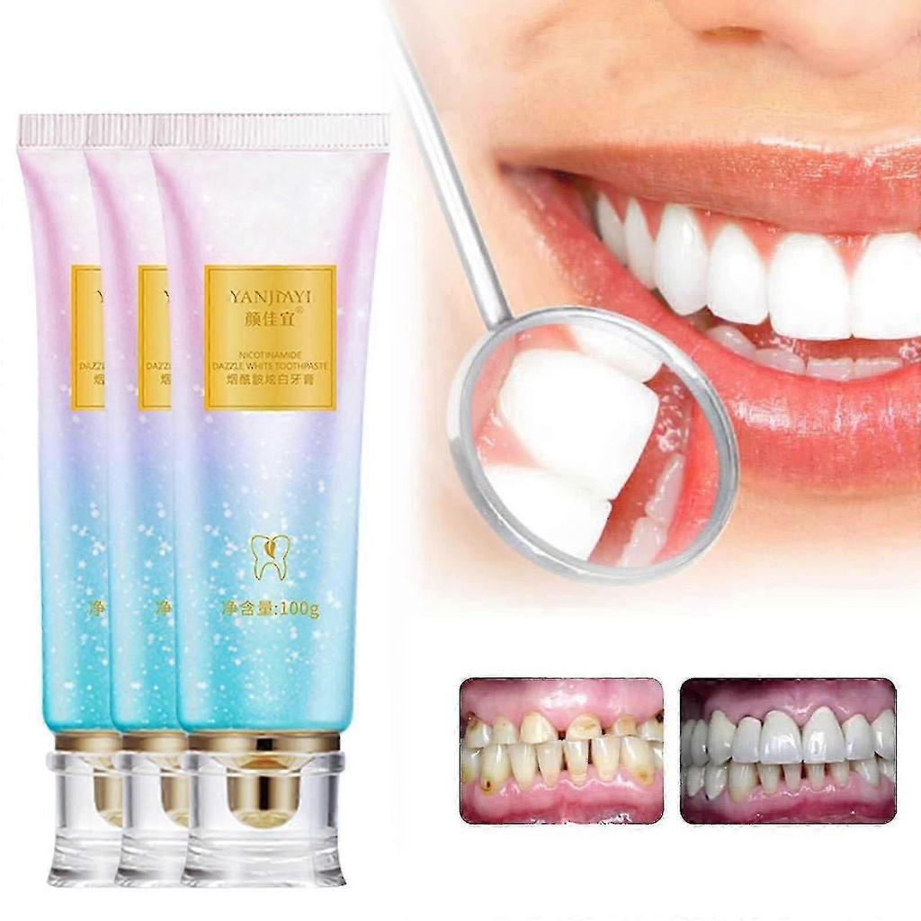 2025 Yenkaichi Niacinamide Toothpaste Removes Stains, Cleanses And Freshens With A Long-lasting Scent.