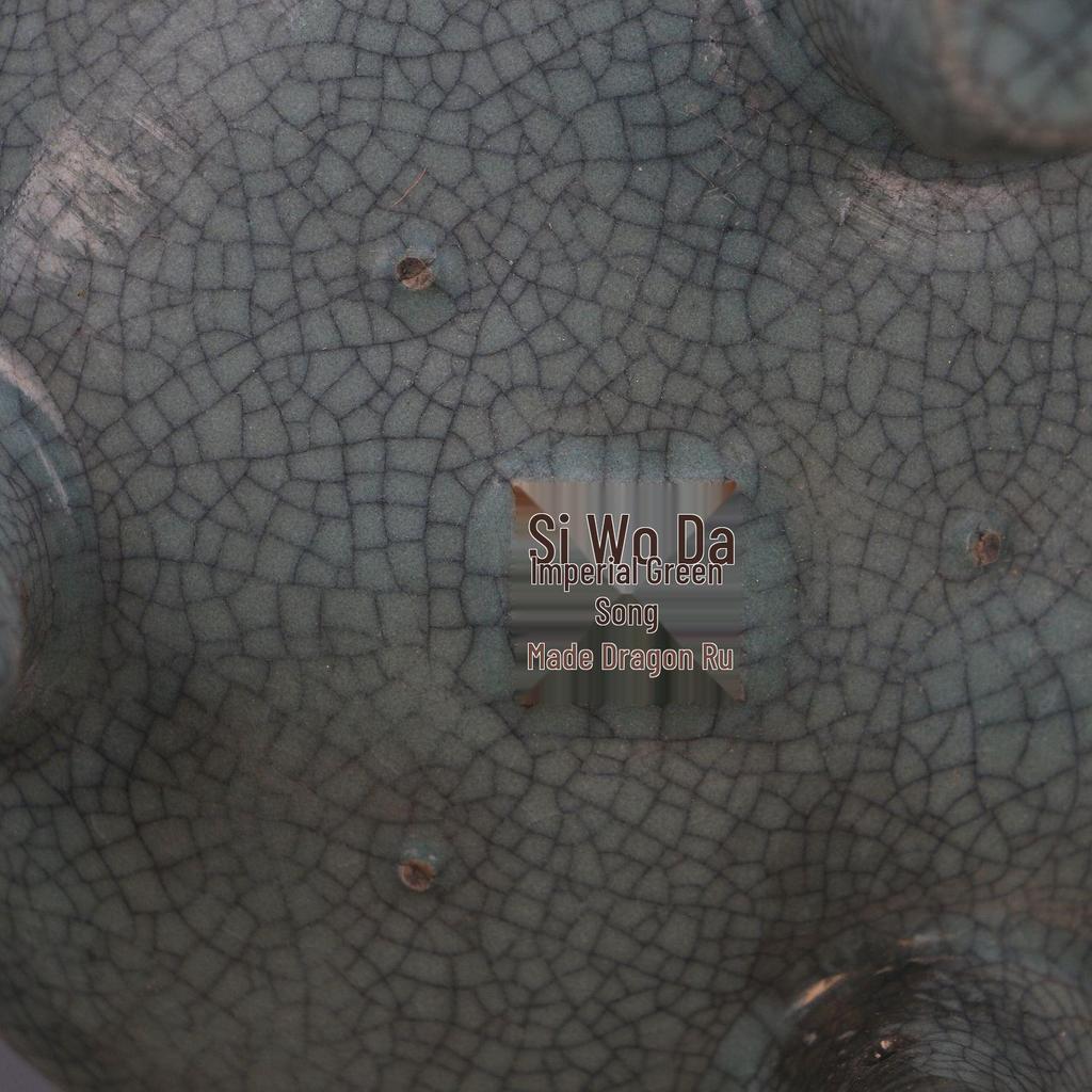 Song Dynasty Ru Kiln Qinglong Temple Ice Crackle Dragon Incense Burner Antique Porcelain Reproduction