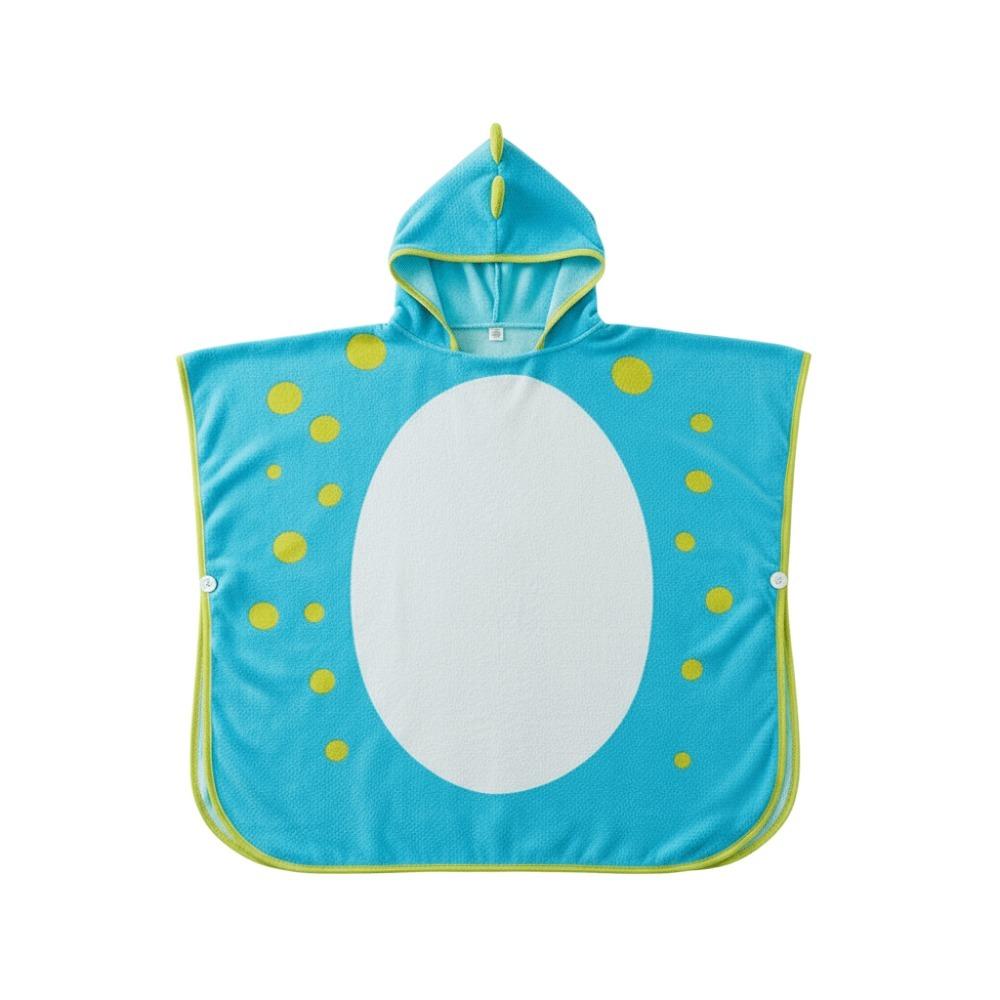 Теплое Однослойное Банное Полотенце Мультяшный Мягкий Девочки Халат с Капюшоном Полотенце для Плавания Накидка для Душа Детский Халат с Динозавром Банный