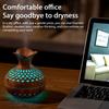 Wood Grain Mini Vase Air Humidifier USB Electric Ultrasonic Water Aroma Essential Oil Diffuser Home Room Fragrance Air Purifier