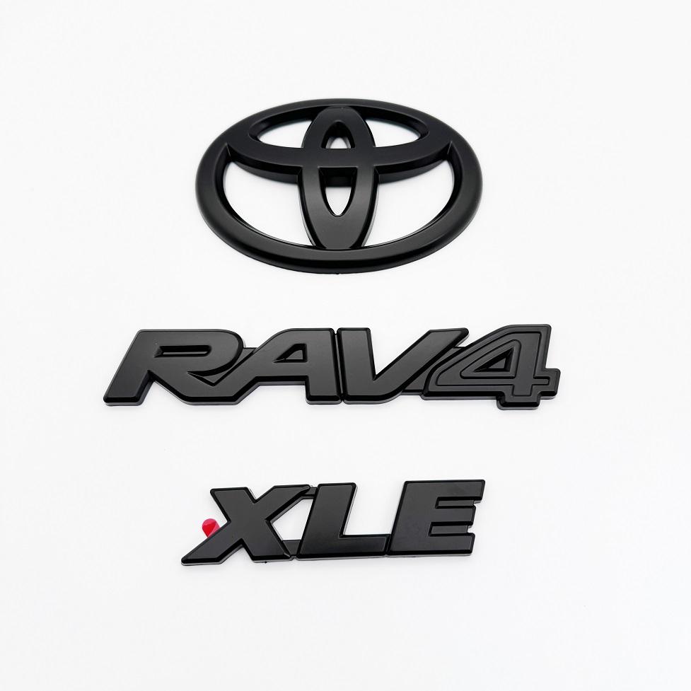 Xzlhg9 Накладки НОВЫЕ 2019-2024 Подходят для Toyota Rav4 XLE XSE AWD Гибрид Матовые Черные Эмблемы Комплекты