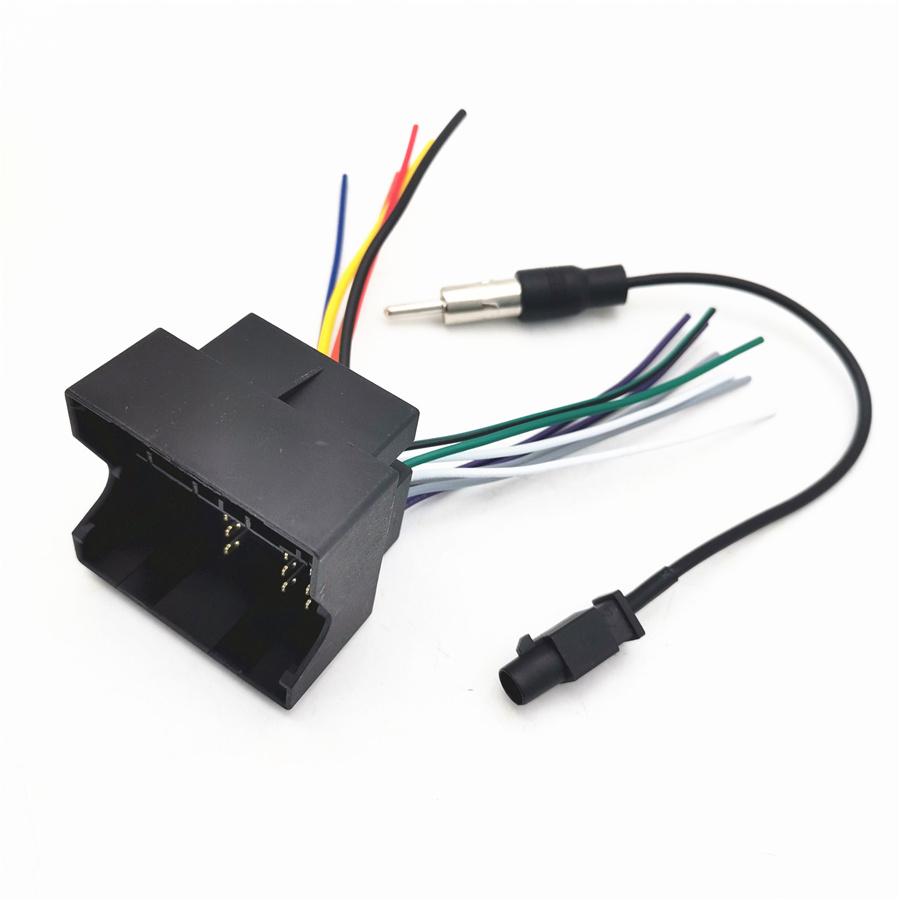 Для BMW 3 серии 06-13 Стерео Головное устройство Кабель питания Жгут проводов + Комплект антенны