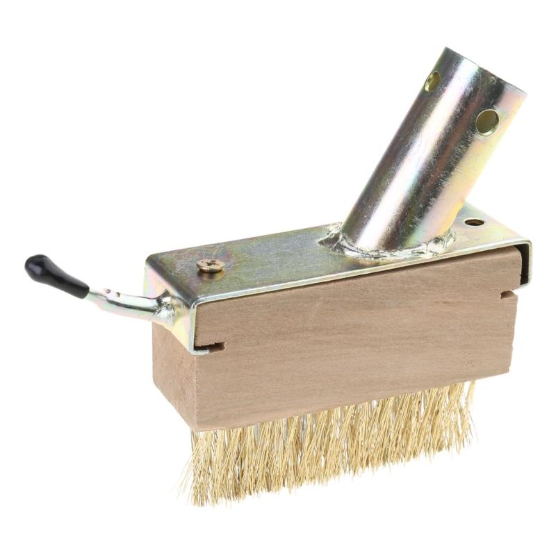 Durability Stainless Steel Weeding Brush Flexible Length Crack Weeder for Various Heights, Easy Head Replacement