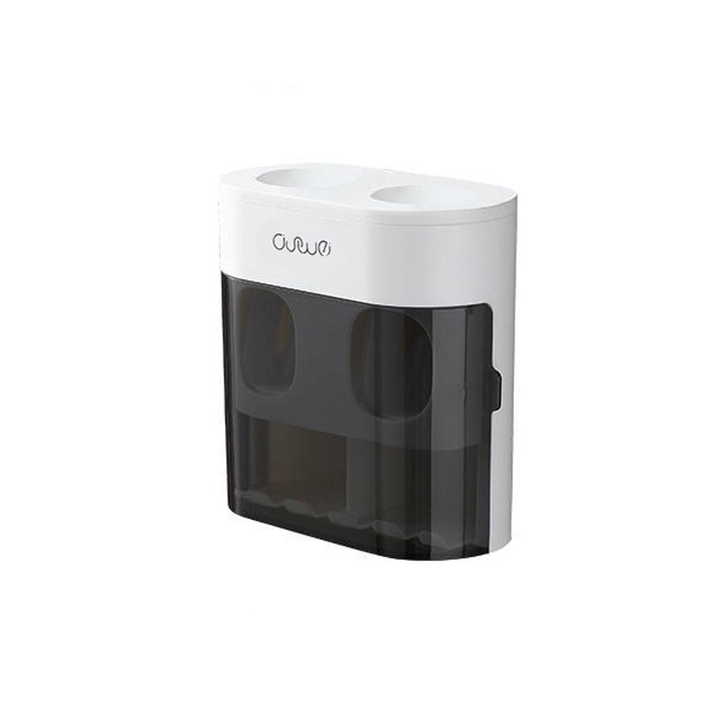 Настенный автоматический дозатор зубной пасты и набор держателей для зубных щеток