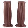 KIMISS 1 Pair 1in/25mm Universal Handlebar Grips, Left & Right Comfortable Motorcycle Vintage Style