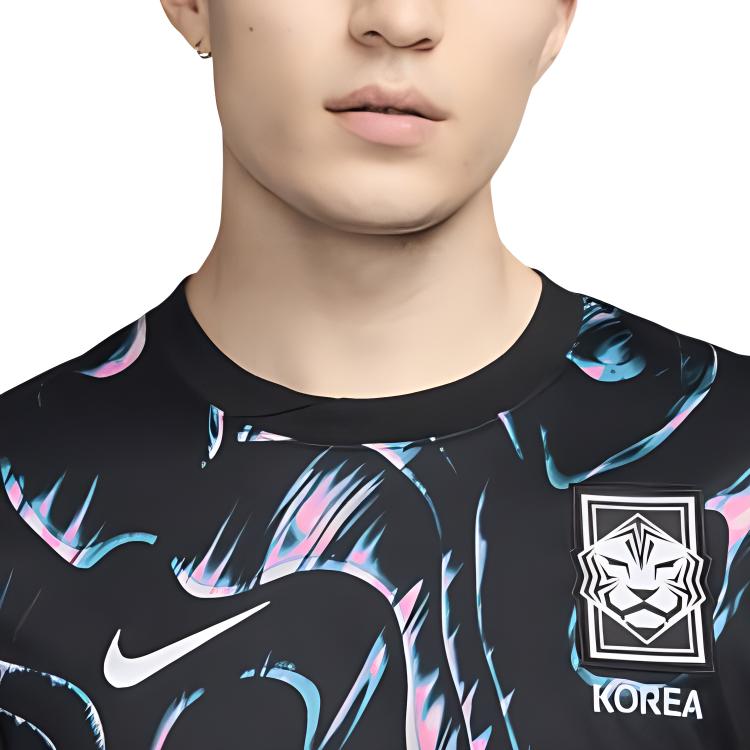 Nike Южная Корея 2024 Стадионный Выездной Футбольный Джемпер Мужской Черный FJ4281-010