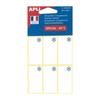Freezer Labels - Agipa - 24 Labels - 25x50 Mm - Resistant Up To -30° - White Color