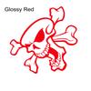 Skeleton Pattern Car Sticker Waterproof Self-adhesive Vinyl Decals Car Window Bumper Motorcycle Decoration Accessories Sticker