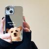 Чехол для телефона с милым животным и милым котом для iPhone 14 Pro, чехол для iPhone 11 15 12 13 Pro Max XS XR X, противоударный чехол для зеркала для макияжа, принципиально