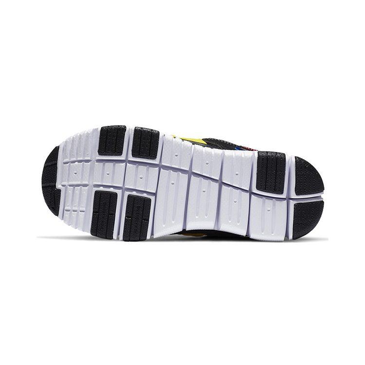 Nike Dynamo Free QS Низкие Спортивные Повседневные Кроссовки Черно-Желтые Детские Возраст 3-7 Лет DC8317-002