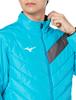 Tennis Wear Tech Fill Jacket Heat Retention Water Repellent Windproof 62MEA505 Blue Atoll X Black L [Mizuno] (Tech Fill)