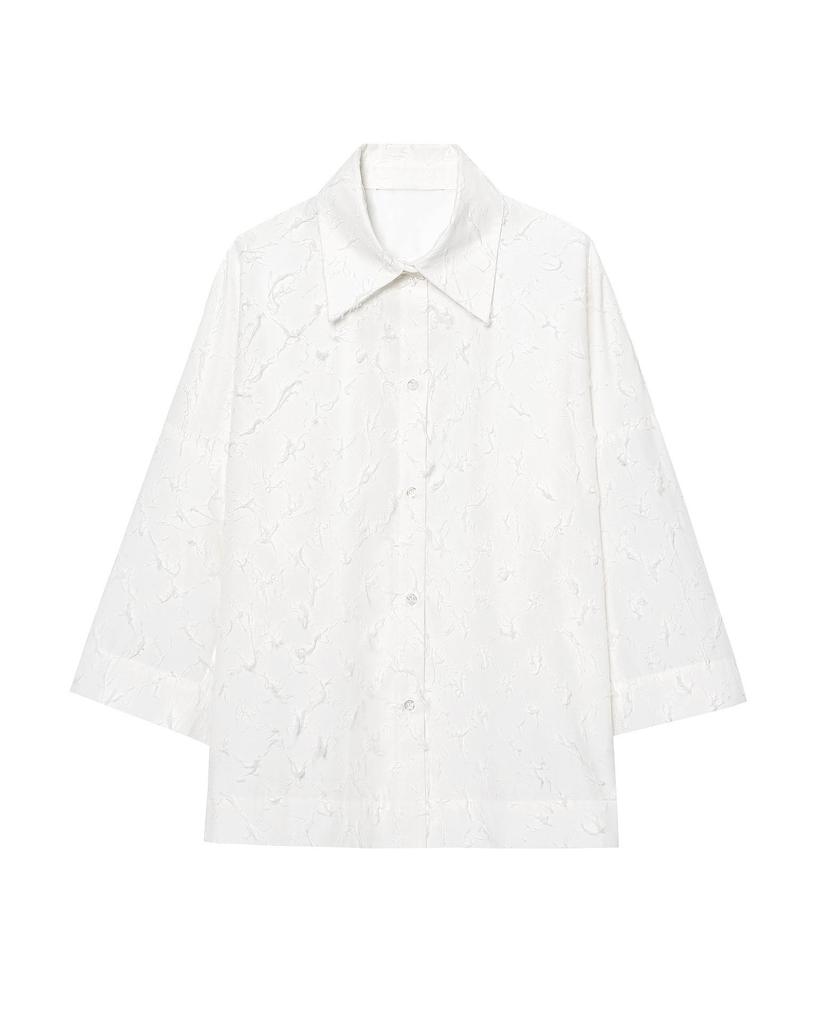 Комплект женской рубашки с кисточками из перьев и юбки миди в европейском и американском стиле